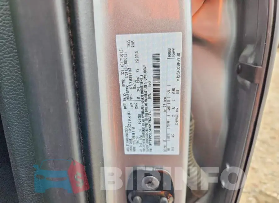1FTFW3L5XSKE63174 Photo# 12