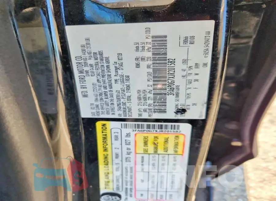 3FA6P0G7XJR201582 Photo# 12