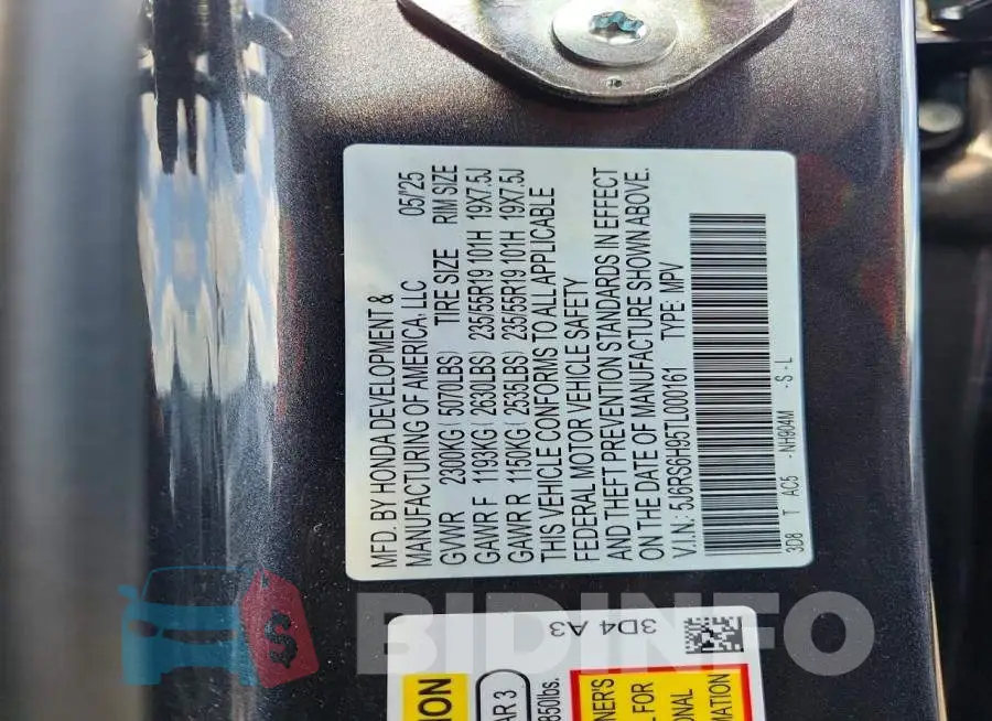 5J6RS6H95TL000161 Photo# 14