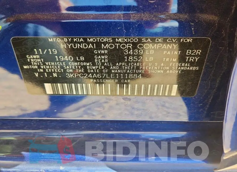 3KPC24A67LE111884 Photo# 12