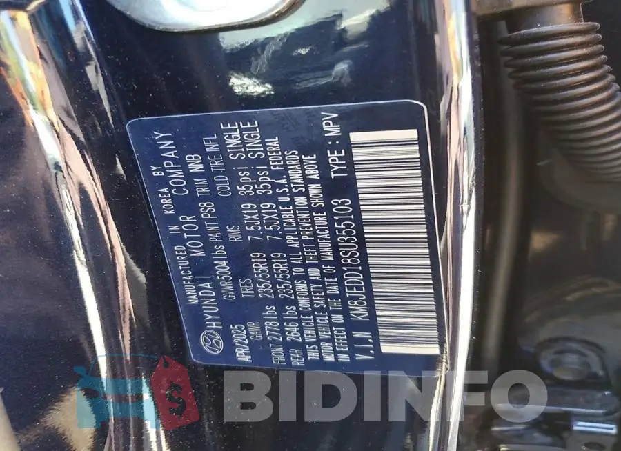 KM8JEDD18SU355103 Photo# 12