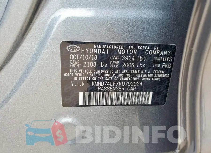 KMHD74LFXKU792024 Photo# 12