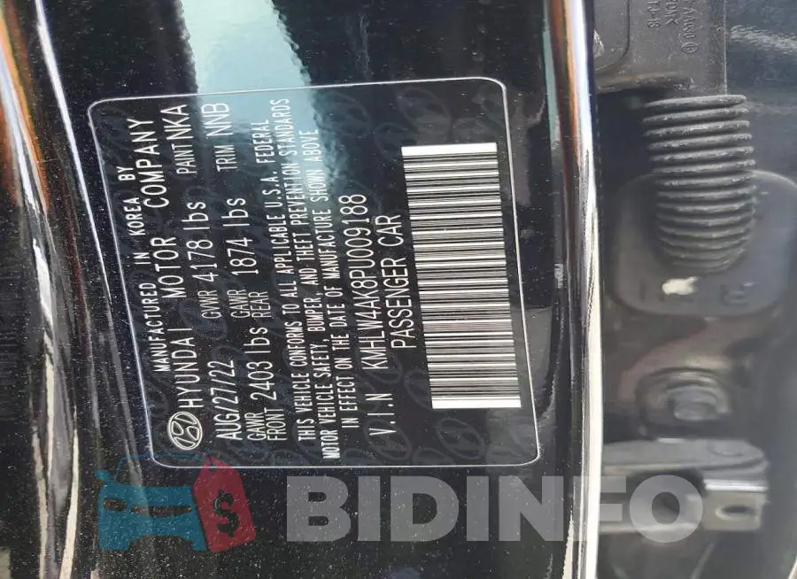 KMHLW4AK8PU009188 Photo# 12