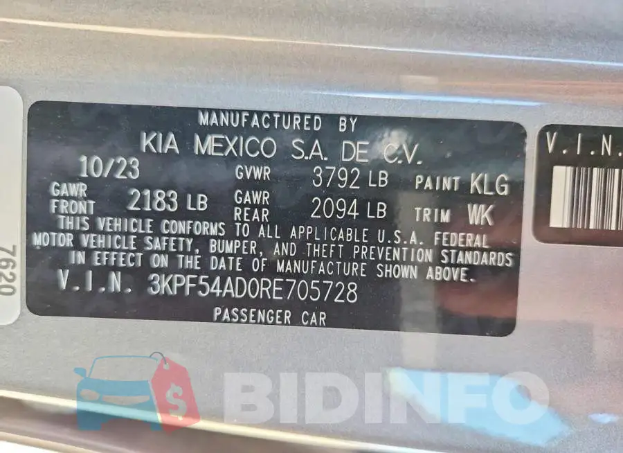 3KPF54AD0RE705728 Photo# 12