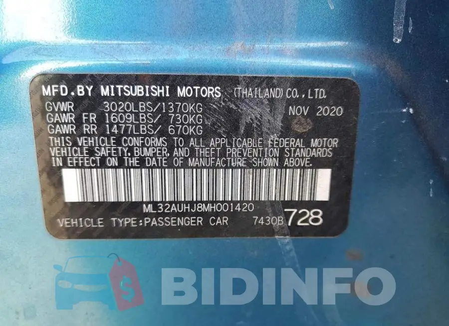 ML32AUHJ8MH001420 Photo# 12