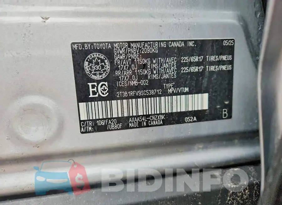 2T3B1RFV9SC538712 Photo# 14