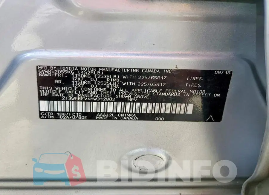 2T3WFREV4HW312802 Photo# 13