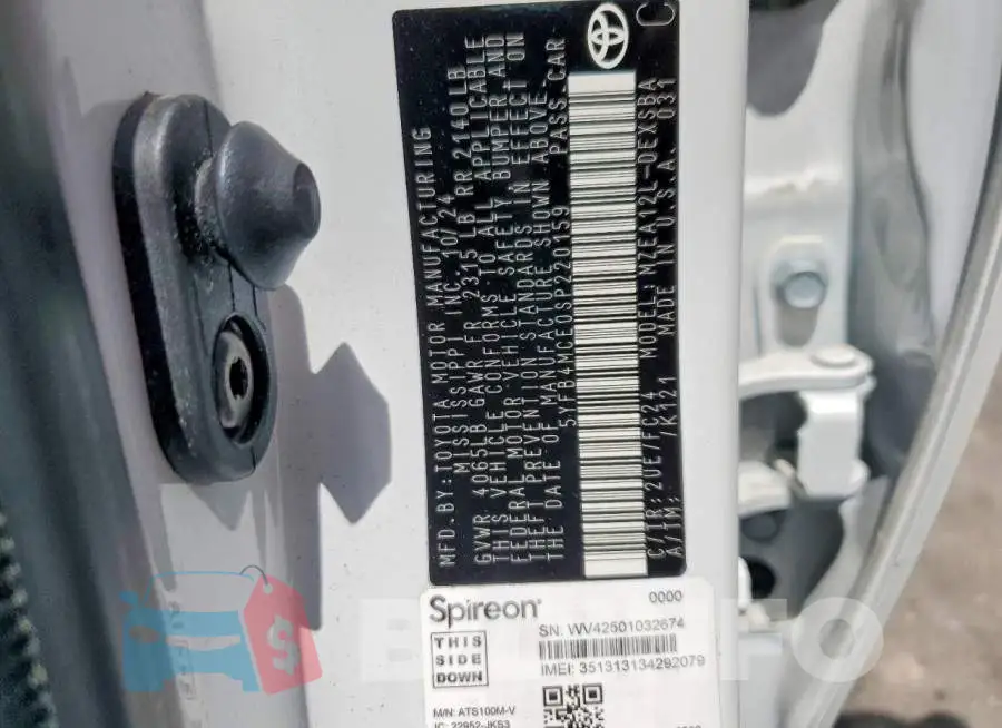5YFB4MCE0SP220159 Photo# 12