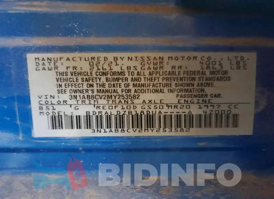 3N1AB8CV2MY253582 Photo# 12