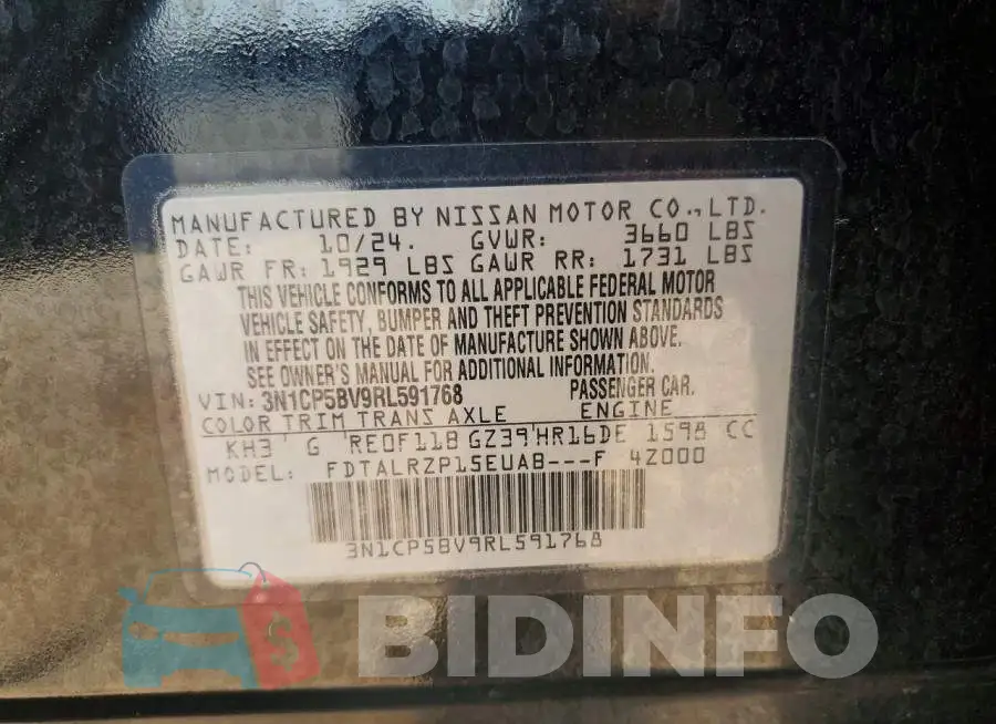 3N1CP5BV9RL591768 Photo# 14