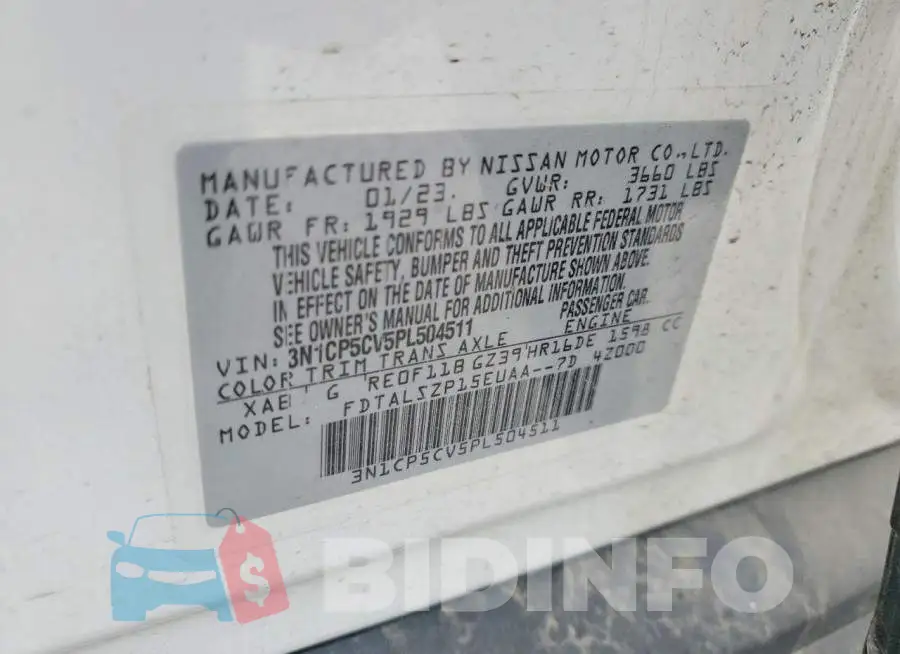 3N1CP5CV5PL504511 Photo# 13