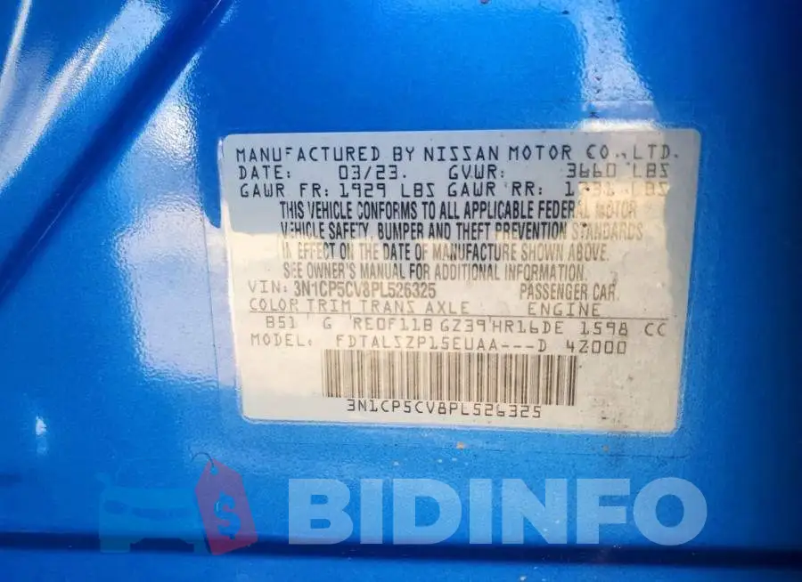 3N1CP5CV8PL526325 Photo# 12
