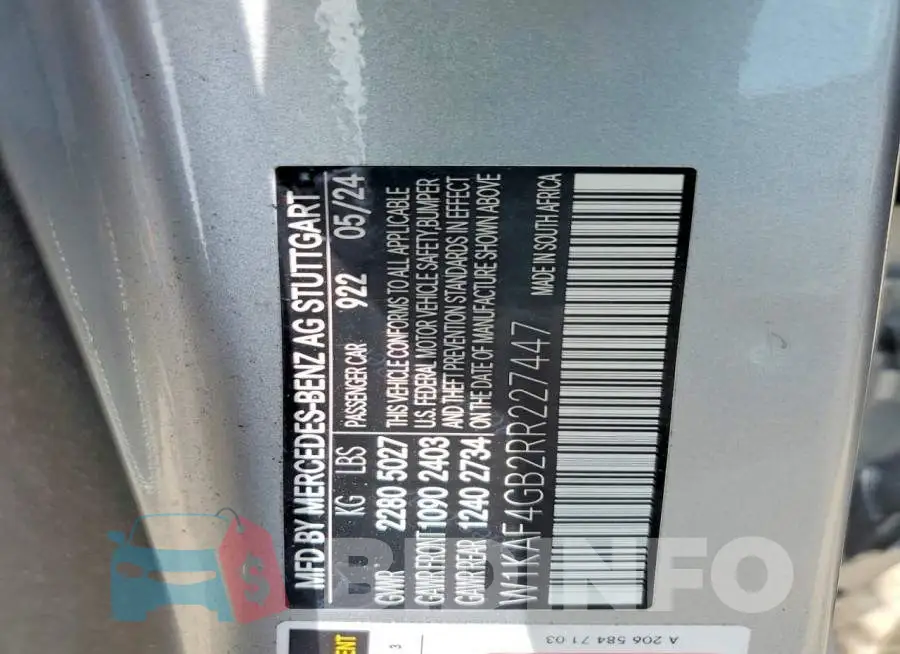 W1KAF4GB2RR227447 Photo# 12