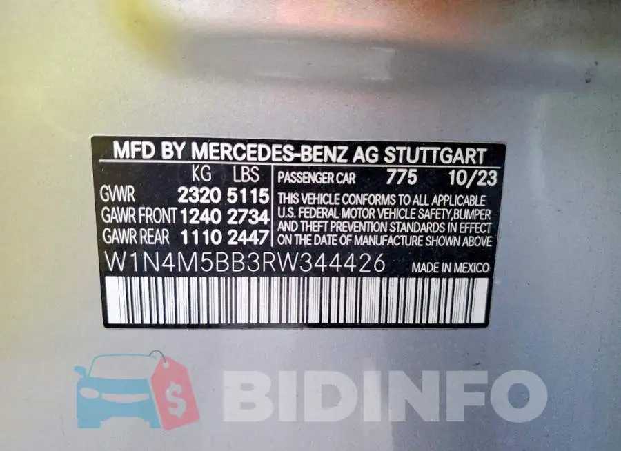 W1N4M5BB3RW344426 Photo# 12