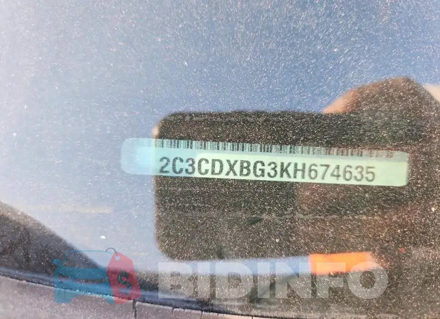 2C3CDXBG3KH674635 Photo# 12