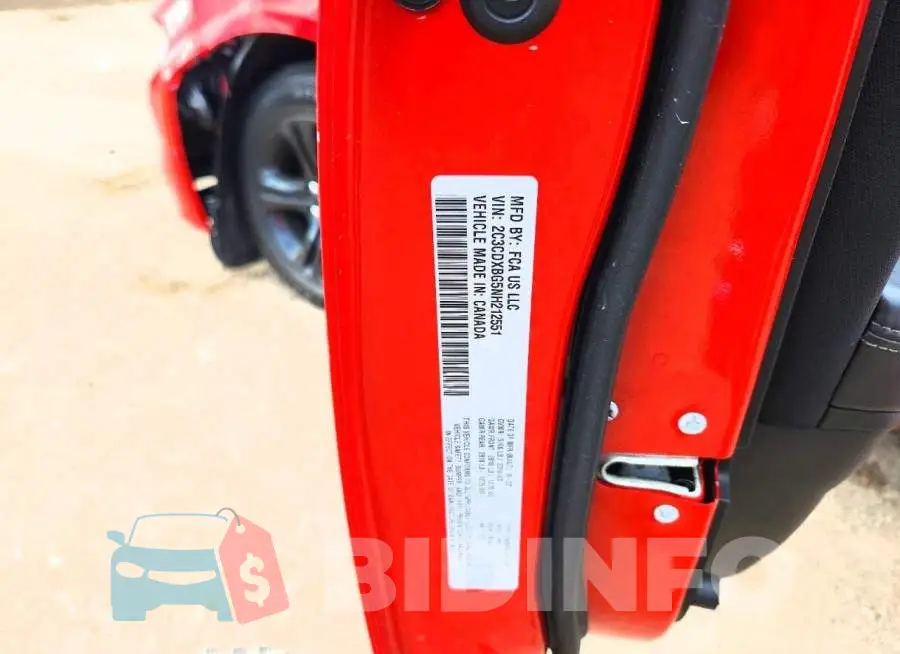 2C3CDXBG5NH212551 Photo# 12
