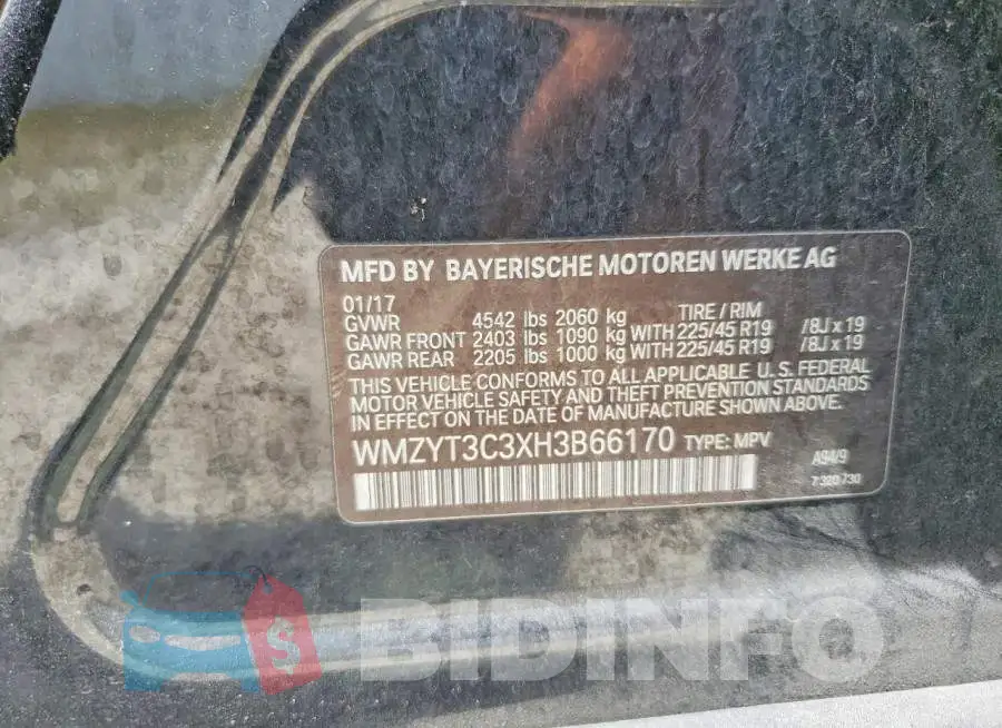 WMZYT3C3XH3B66170 Photo# 13