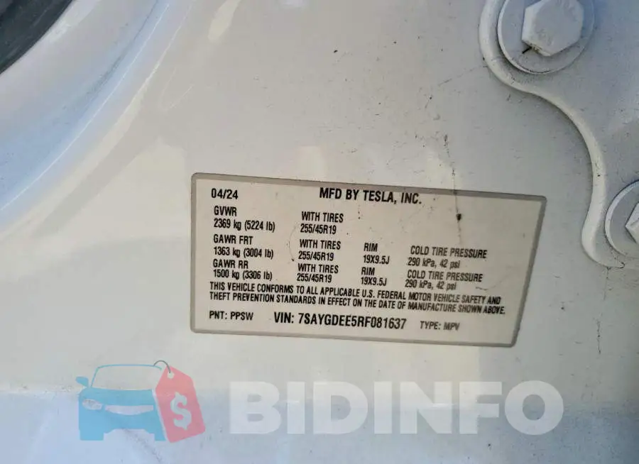 7SAYGDEE5RF081637 Photo# 12