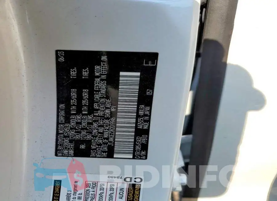JTJAKCEZ2R2019946 Photo# 12