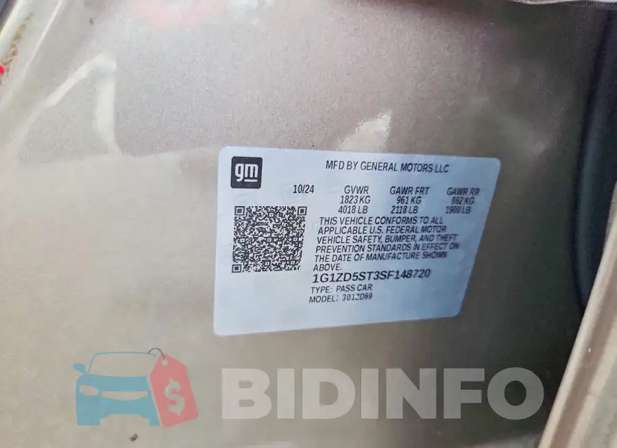 1G1ZD5ST3SF148720 Photo# 12