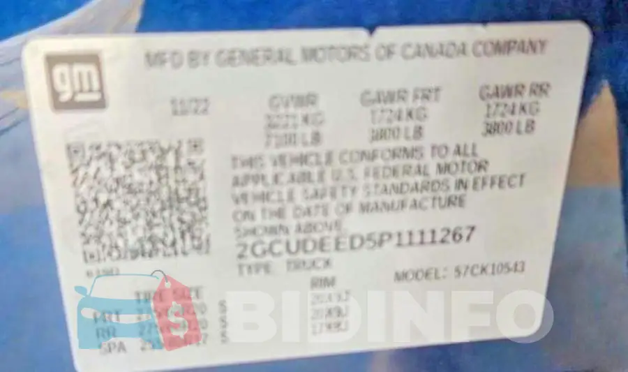 2GCUDEED5P1111267 Photo# 12