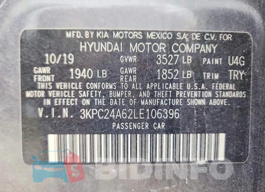 3KPC24A62LE106396 Photo# 12