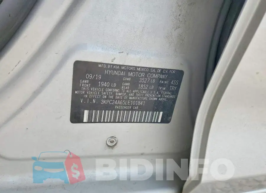 3KPC24A65LE101841 Photo# 12