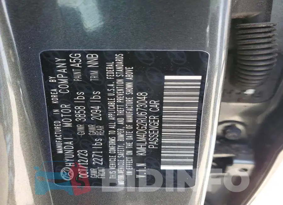 KMHLM4DG2RU673048 Photo# 13