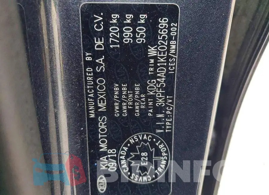 3KPF54AD1KE025696 Photo# 12