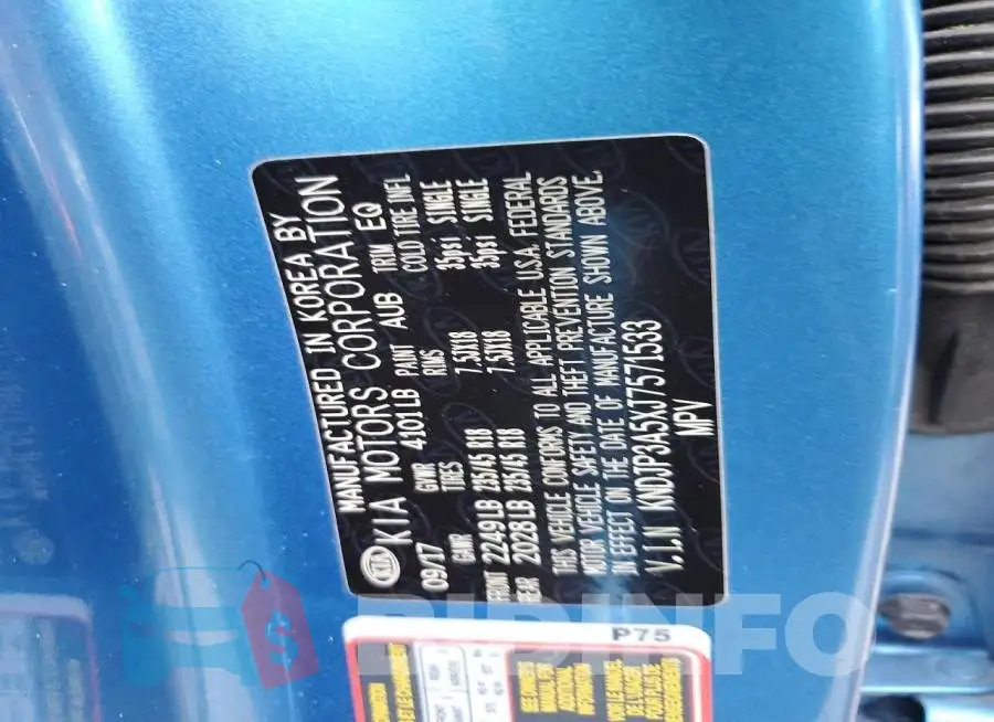 KNDJP3A5XJ7571533 Photo# 13