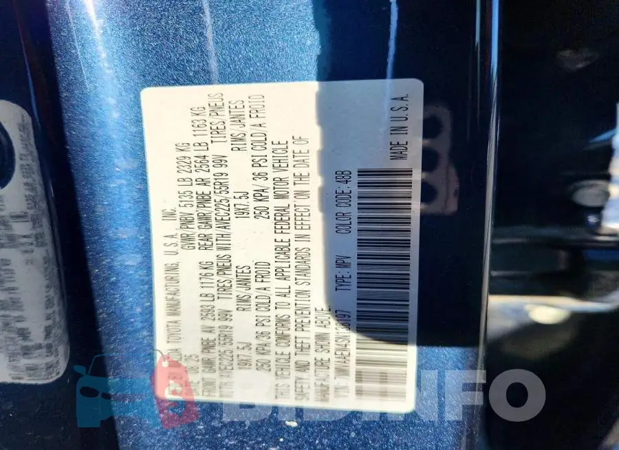 7MMVAAEW4SN138197 Photo# 13