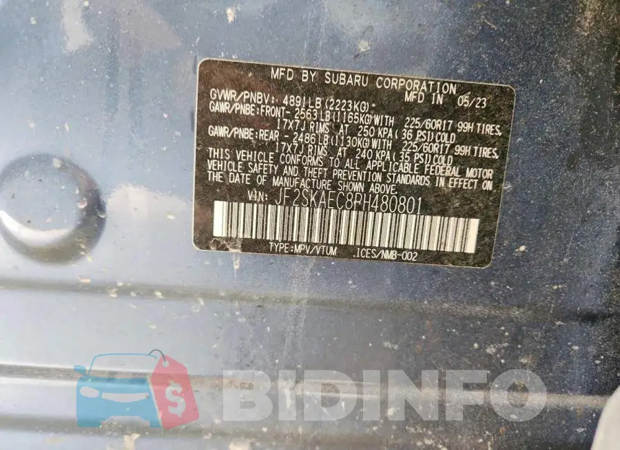 JF2SKAEC8PH480801 Photo# 14