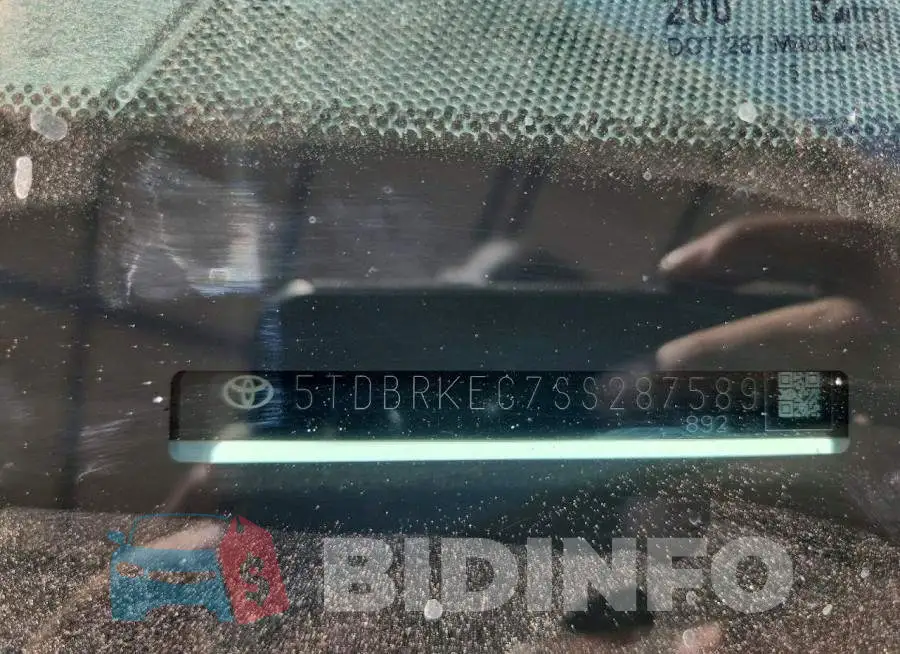 5TDBRKEC7SS287589 Photo# 13