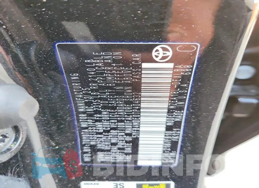5YFB4MDE0TP404632 Photo# 12