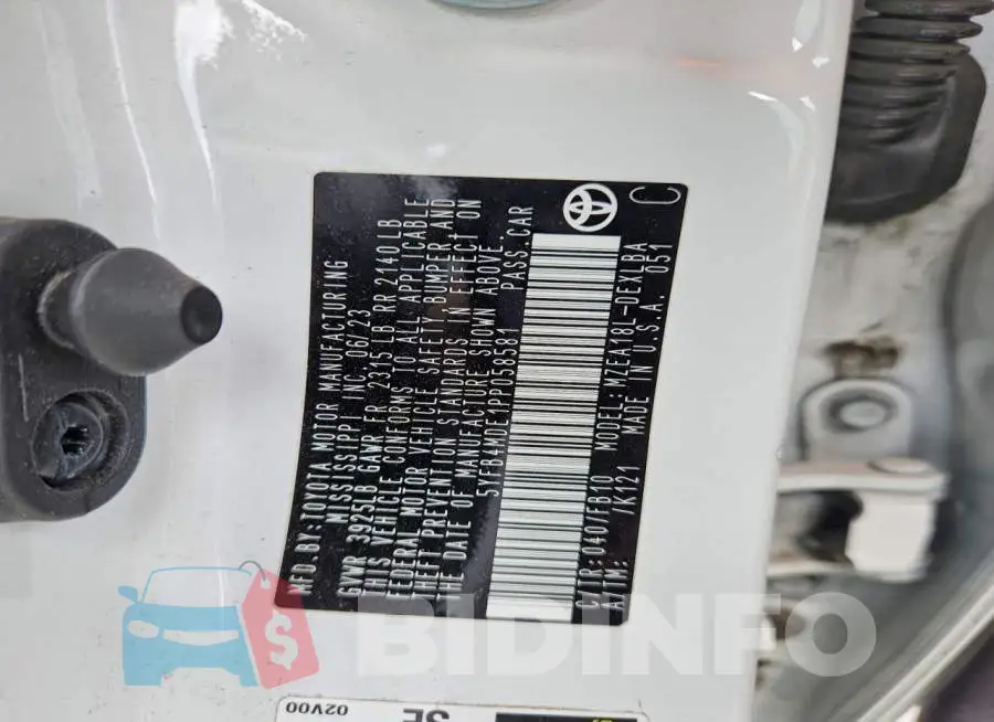 5YFB4MDE1PP058581 Photo# 13