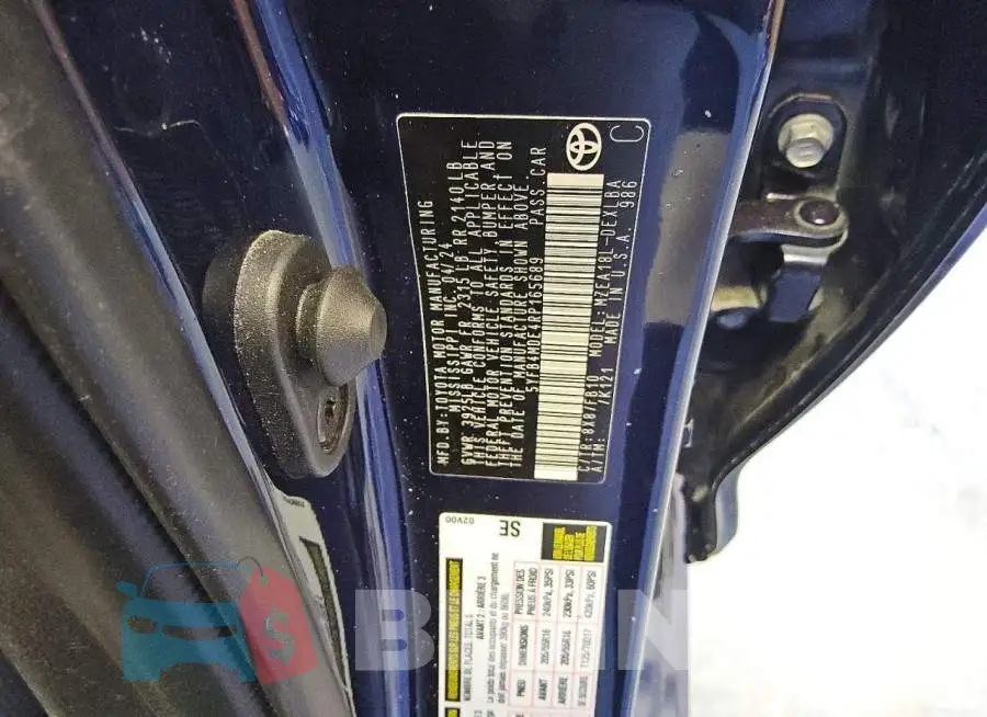 5YFB4MDE4RP165689 Photo# 12