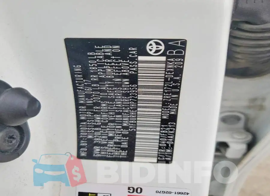 5YFBURHE1HP723956 Photo# 13
