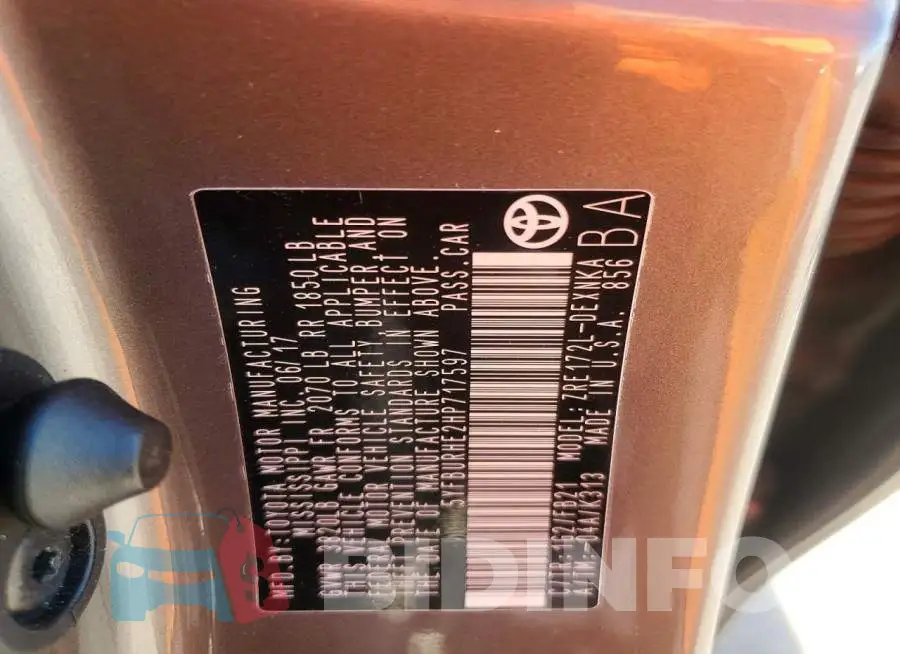 5YFBURHE2HP717597 Photo# 13