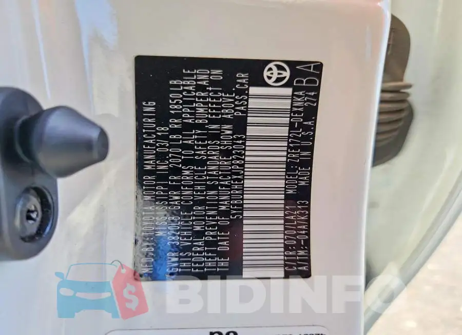 5YFBURHEXJP823043 Photo# 12