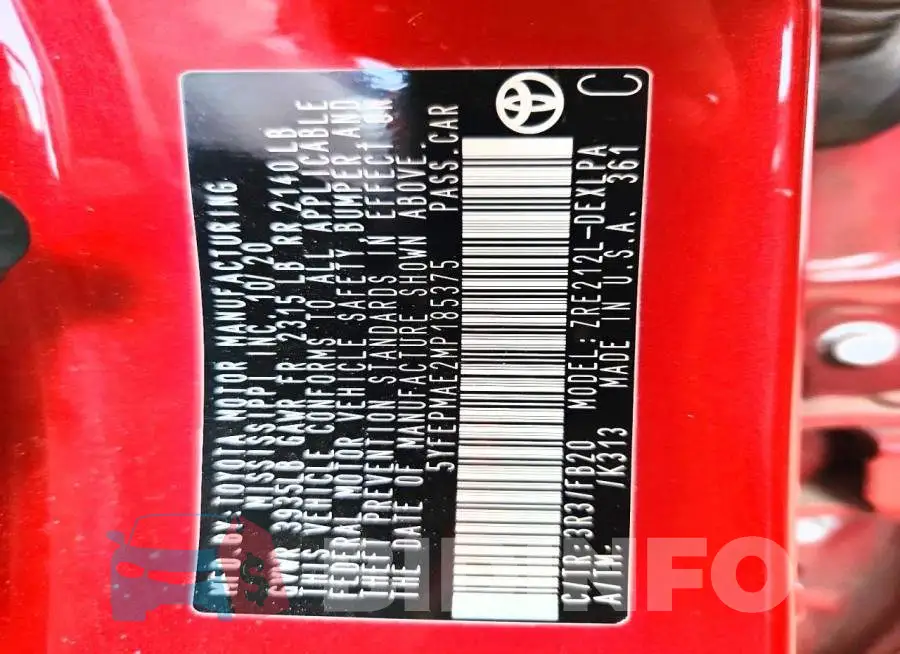 5YFEPMAE2MP185375 Photo# 12