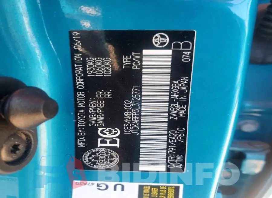 JTDKARFP3L3125771 Photo# 12