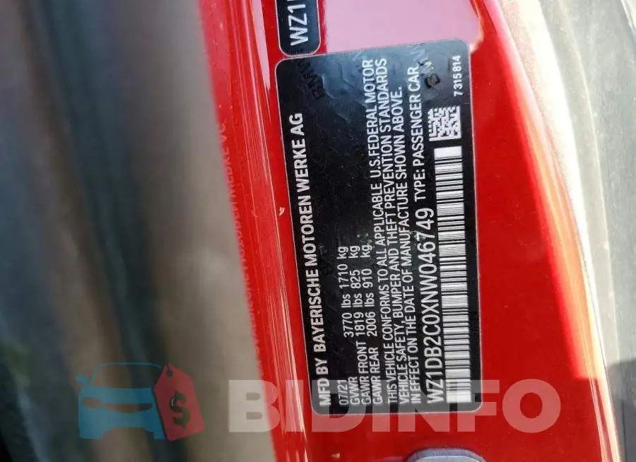 WZ1DB2C0XNW046749 Photo# 12