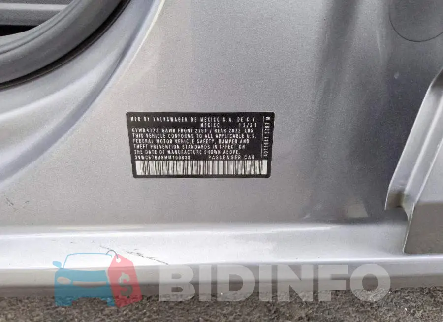 3VWC57BU8MM100838 Photo# 12