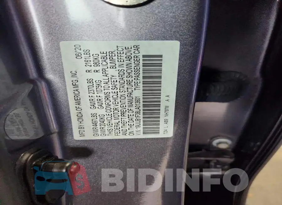 19UUB1F38LA013601 Photo# 12
