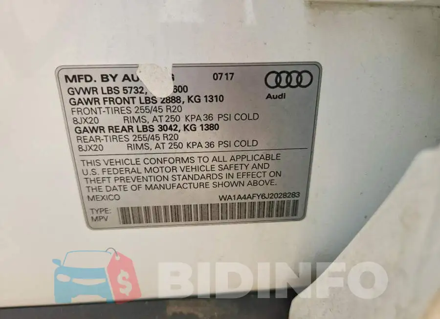 WA1A4AFY6J2028283 Photo# 13