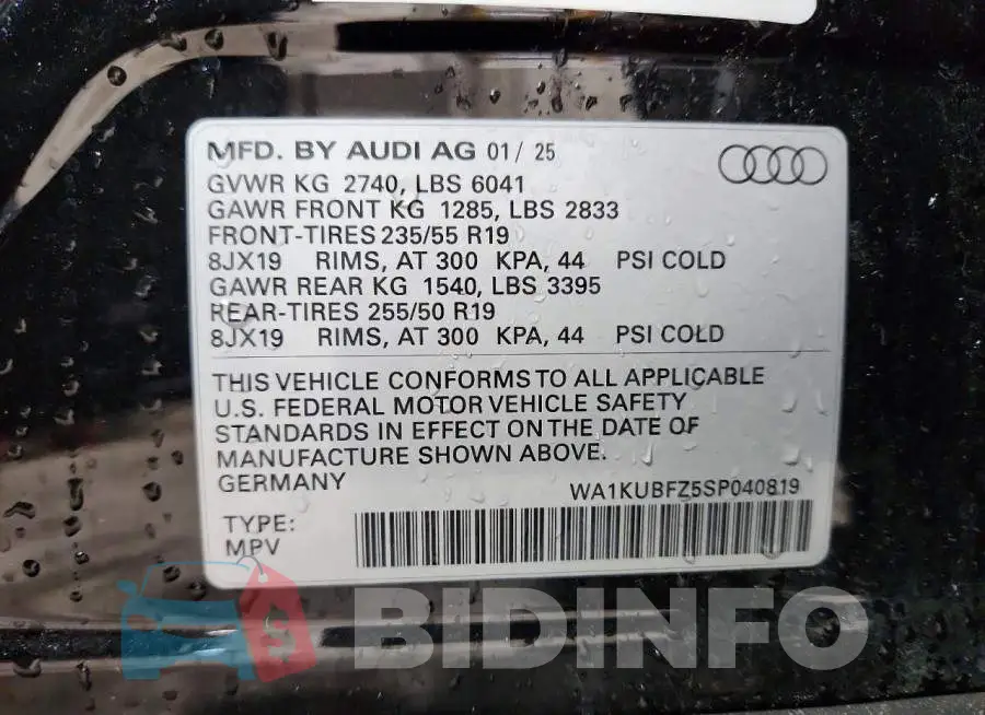 WA1KUBFZ5SP040819 Photo# 12