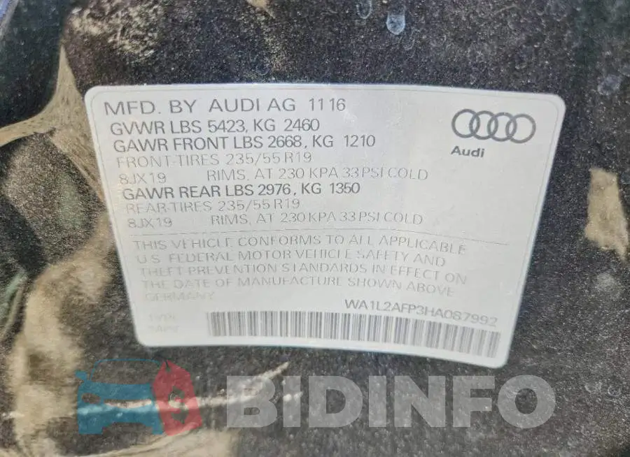 WA1L2AFP3HA087992 Photo# 13