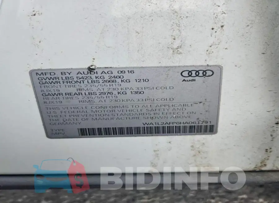 WA1L2AFP6HA061791 Photo# 13
