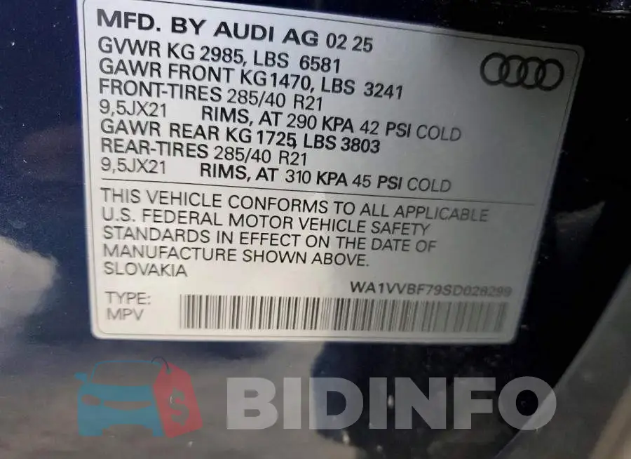 WA1VVBF79SD026299 Photo# 13