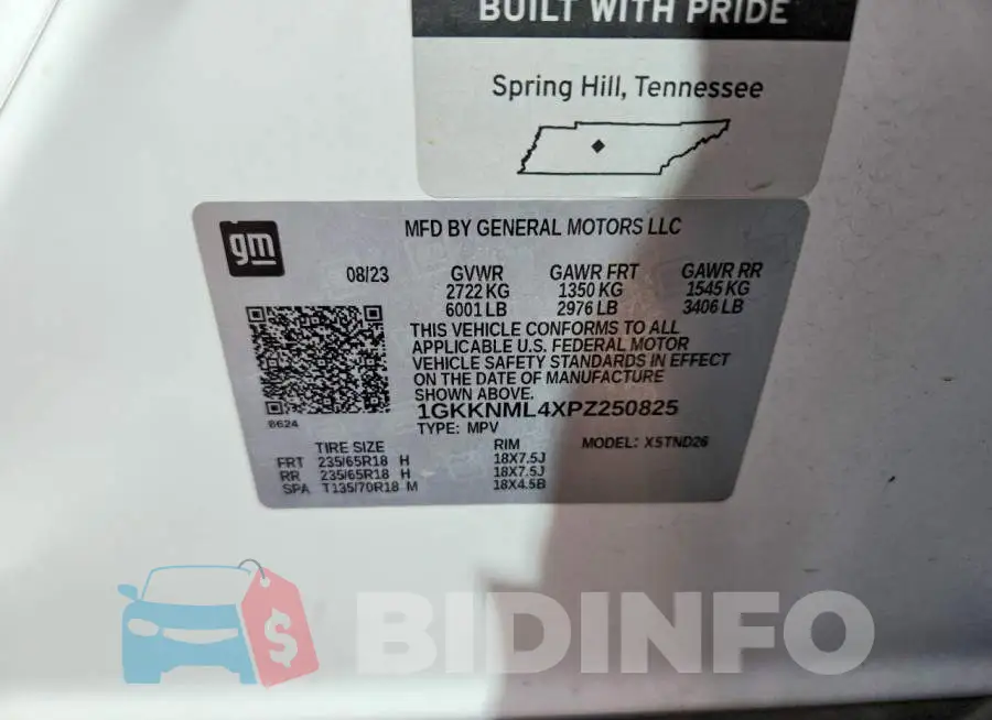1GKKNML4XPZ250825 Photo# 14